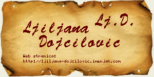 Ljiljana Dojčilović vizit kartica